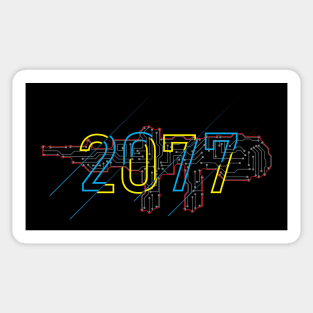 Future 2077 Sticker